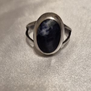 Sterling Silver Sodalite Ring